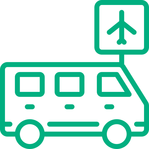 airport shuttle icon